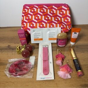 NEW Pink Beauty & Accessories Bundle Skincare, Makeup & Cute Extras